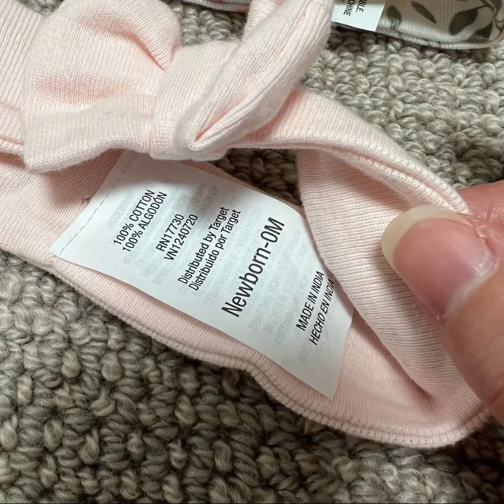 🍭4/$20 Set of 3 NWOT Newborn Patterned and Solid Bow Headbands for Baby Girl